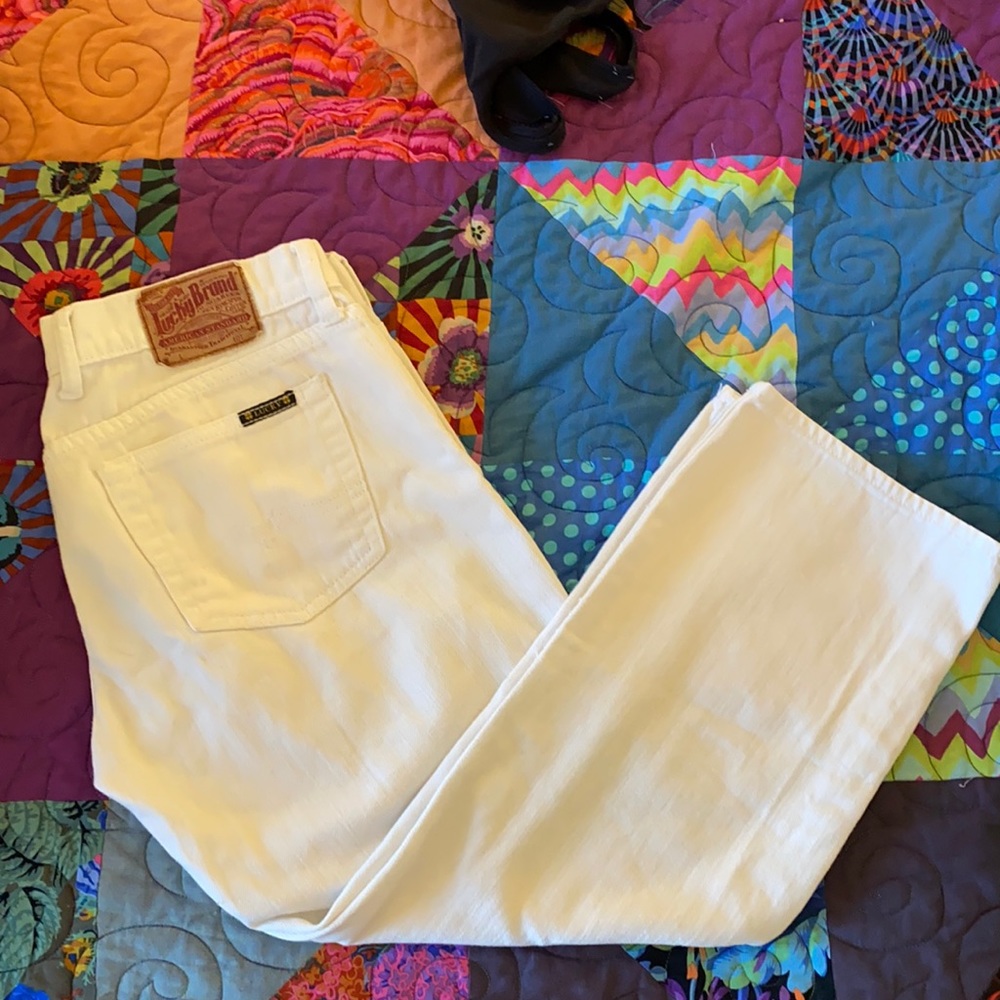 Lucky Brand wide crop Jeans USED